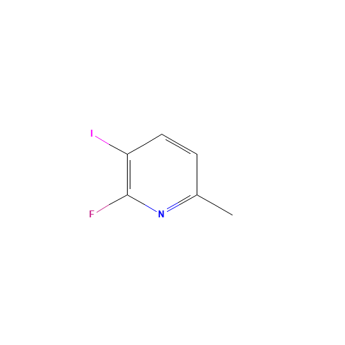 884494-48-8 2-fluoro-3-iodo-6-methylpyridine chemical structure