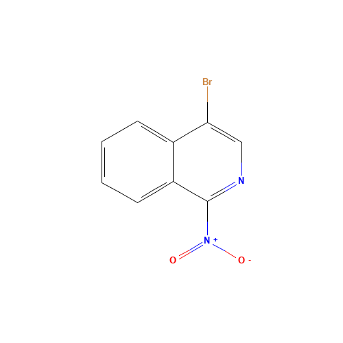 182184-81-2 4-bromo-1-nitroisoquinoline chemical structure