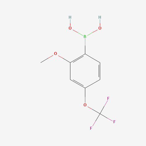 355836-10-1 [2-methoxy-4-(trifluoromethoxy)phenyl]boronic acid chemical structure