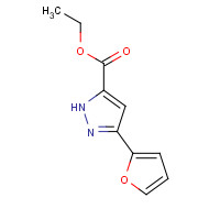 34020-22-9 ethyl 3-(furan-2-yl)-1H-pyrazole-5-carboxylate chemical structure