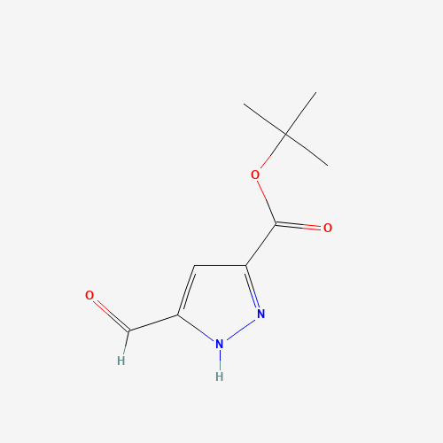 1198436-72-4 tert-butyl 5-formyl-1H-pyrazole-3-carboxylate chemical structure