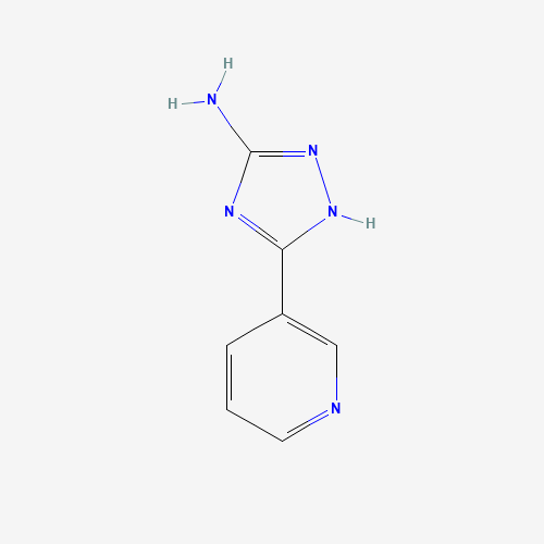 35607-27-3 5-pyridin-3-yl-1H-1,2,4-triazol-3-amine chemical structure
