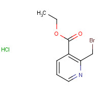 90561-86-7 ethyl 2-(bromomethyl)pyridine-3-carboxylate;hydrochloride chemical structure