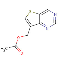 1446113-40-1 thieno[3,2-d]pyrimidin-7-ylmethyl acetate chemical structure