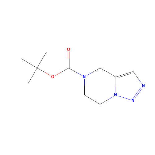 1245782-69-7 tert-butyl 6,7-dihydro-4H-triazolo[1,5-a]pyrazine-5-carboxylate chemical structure