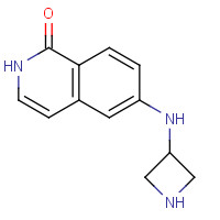 1036875-45-2 6-(azetidin-3-ylamino)-2H-isoquinolin-1-one chemical structure