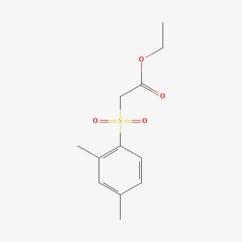 1037154-23-6 ethyl 2-(2,4-dimethylphenyl)sulfonylacetate chemical structure