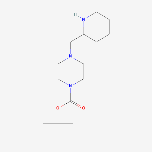 873315-23-2 tert-butyl 4-(piperidin-2-ylmethyl)piperazine-1-carboxylate chemical structure