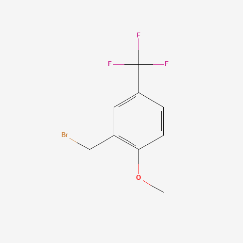 685126-88-9 2-(bromomethyl)-1-methoxy-4-(trifluoromethyl)benzene chemical structure
