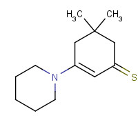 70134-04-2 5,5-dimethyl-3-piperidin-1-ylcyclohex-2-ene-1-thione chemical structure