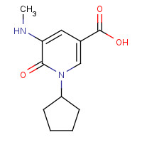 939410-69-2 1-cyclopentyl-5-(methylamino)-6-oxopyridine-3-carboxylic acid chemical structure