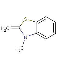 23574-67-6 3-methyl-2-methylidene-1,3-benzothiazole chemical structure