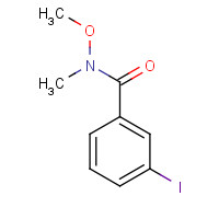 170282-53-8 3-iodo-N-methoxy-N-methylbenzamide chemical structure