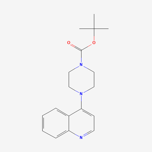 683243-12-1 tert-butyl 4-quinolin-4-ylpiperazine-1-carboxylate chemical structure