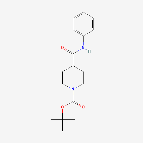 162881-76-7 tert-butyl 4-(phenylcarbamoyl)piperidine-1-carboxylate chemical structure