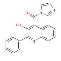 923279-99-6 (3-hydroxy-2-phenylquinolin-4-yl)-imidazol-1-ylmethanone chemical structure