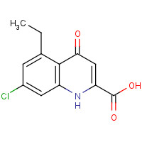 123157-65-3 7-chloro-5-ethyl-4-oxo-1H-quinoline-2-carboxylic acid chemical structure