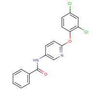 224809-41-0 N-[6-(2,4-dichlorophenoxy)pyridin-3-yl]benzamide chemical structure