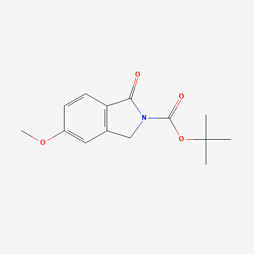 1410775-24-4 tert-butyl 6-methoxy-3-oxo-1H-isoindole-2-carboxylate chemical structure