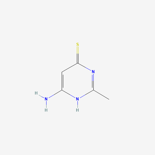 89280-06-8 6-amino-2-methyl-1H-pyrimidine-4-thione chemical structure