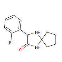 1272755-96-0 2-(2-bromophenyl)-1,4-diazaspiro[4.4]nonan-3-one chemical structure