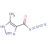 71704-68-2 5-methyl-1H-imidazole-4-carbonyl azide chemical structure