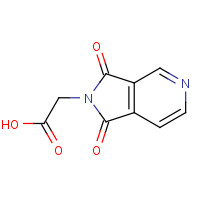 36239-69-7 2-(1,3-dioxopyrrolo[3,4-c]pyridin-2-yl)acetic acid chemical structure