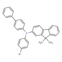 1246562-40-2 N-(4-bromophenyl)-9,9-dimethyl-N-(4-phenylphenyl)fluoren-2-amine chemical structure