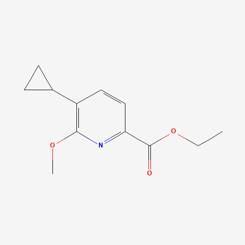 1310948-12-9 ethyl 5-cyclopropyl-6-methoxypyridine-2-carboxylate chemical structure