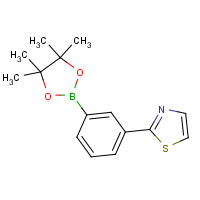 1314390-00-5 2-[3-(4,4,5,5-tetramethyl-1,3,2-dioxaborolan-2-yl)phenyl]-1,3-thiazole chemical structure
