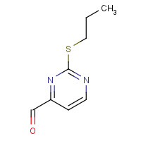 219729-65-4 2-propylsulfanylpyrimidine-4-carbaldehyde chemical structure