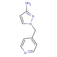 1142952-13-3 1-(pyridin-4-ylmethyl)pyrazol-3-amine chemical structure
