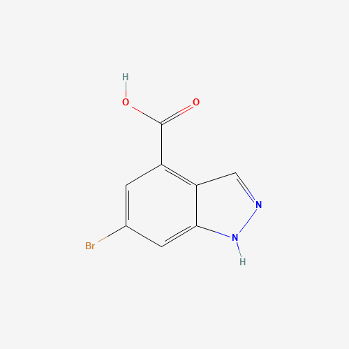 885523-08-0 6-bromo-1H-indazole-4-carboxylic acid chemical structure