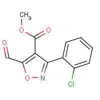 682352-78-9 methyl 3-(2-chlorophenyl)-5-formyl-1,2-oxazole-4-carboxylate chemical structure