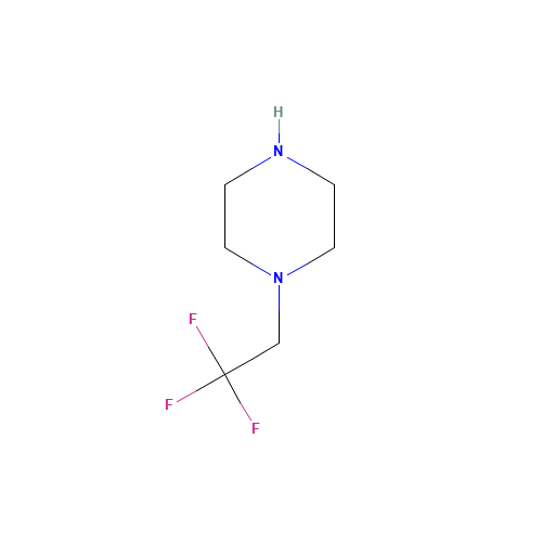 13349-90-1 1-(2,2,2-trifluoroethyl)piperazine chemical structure