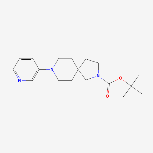 1246507-94-7 tert-butyl 8-pyridin-3-yl-2,8-diazaspiro[4.5]decane-2-carboxylate chemical structure