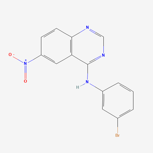 169205-77-0 N-(3-bromophenyl)-6-nitroquinazolin-4-amine chemical structure