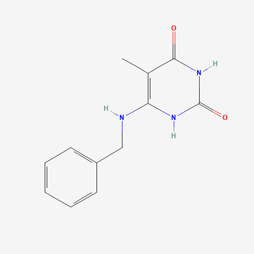 24722-42-7 6-(benzylamino)-5-methyl-1H-pyrimidine-2,4-dione chemical structure