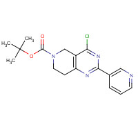 1211515-33-1 tert-butyl 4-chloro-2-pyridin-3-yl-7,8-dihydro-5H-pyrido[4,3-d]pyrimidine-6-carboxylate chemical structure