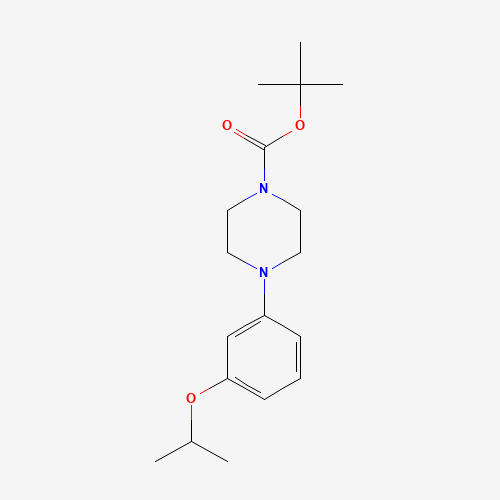 1121596-74-4 tert-butyl 4-(3-propan-2-yloxyphenyl)piperazine-1-carboxylate chemical structure