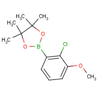 1151564-03-2 2-(2-chloro-3-methoxyphenyl)-4,4,5,5-tetramethyl-1,3,2-dioxaborolane chemical structure
