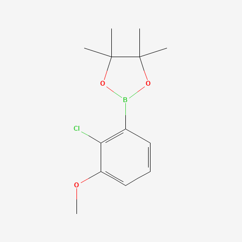 1151564-03-2 2-(2-chloro-3-methoxyphenyl)-4,4,5,5-tetramethyl-1,3,2-dioxaborolane chemical structure