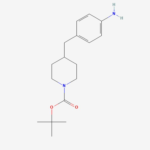 221532-96-3 tert-butyl 4-[(4-aminophenyl)methyl]piperidine-1-carboxylate chemical structure
