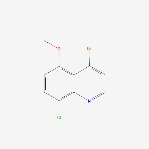 1189107-37-6 4-bromo-8-chloro-5-methoxyquinoline chemical structure