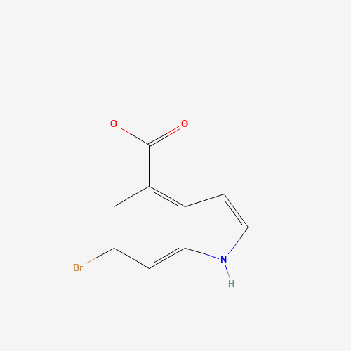 107650-22-6 methyl 6-bromo-1H-indole-4-carboxylate chemical structure