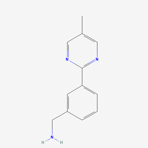 1208339-07-4 [3-(5-methylpyrimidin-2-yl)phenyl]methanamine chemical structure