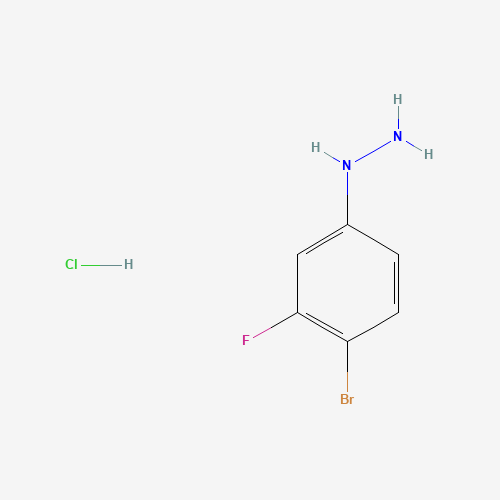 1420685-39-7 (4-bromo-3-fluorophenyl)hydrazine;hydrochloride chemical structure