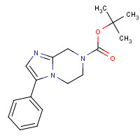1226776-87-9 tert-butyl 3-phenyl-6,8-dihydro-5H-imidazo[1,2-a]pyrazine-7-carboxylate chemical structure