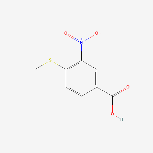 64399-24-2 4-methylsulfanyl-3-nitrobenzoic acid chemical structure