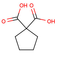 5802-65-3 cyclopentane-1,1-dicarboxylic acid chemical structure